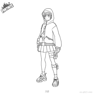 雪 02简笔画 素描 涂鸦 - 免费可打印堡垒之夜 下载PDF – 免费可打印简笔画涂色画